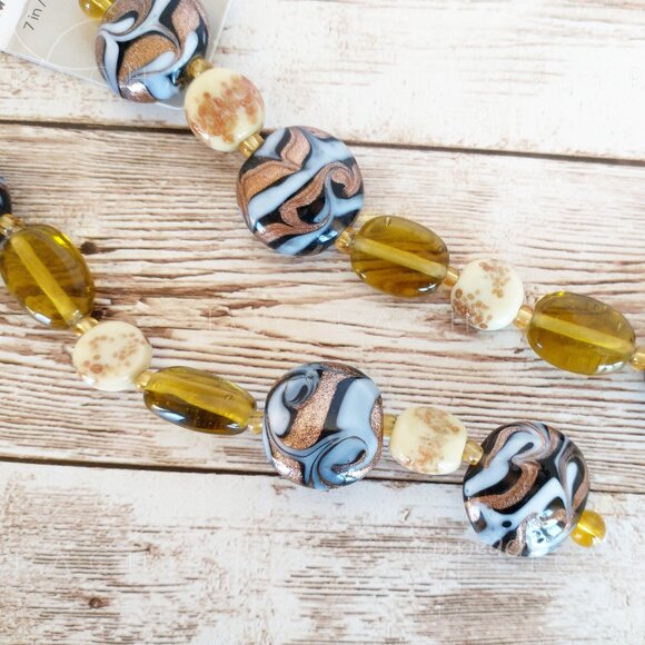 Bead Landing Lampwork Beads 2 Pack 7” Strand New Jewelry Making Craft Supply DIY - Picture 1 of 8